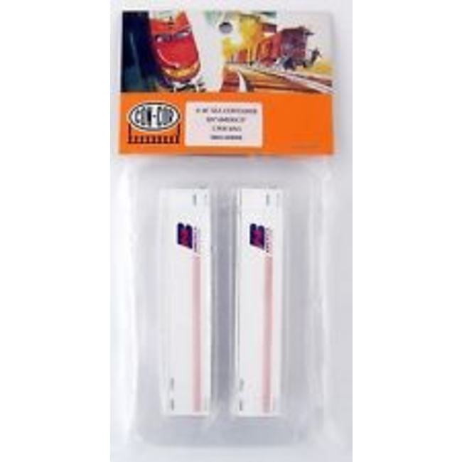 CON-COR N SCALE 53‚Äô SEA CONTAINER AMERICAN PRESIDENT LINE 2 PK
