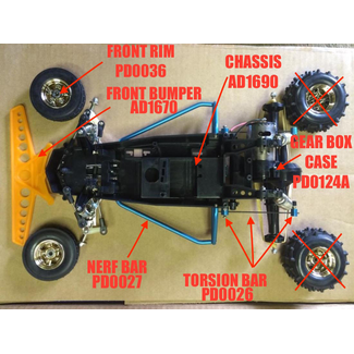 PANDA PANDA REAR DIFF GEARBOX CASE