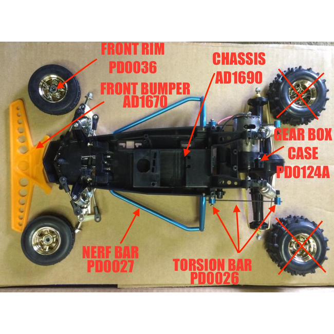 PANDA REAR DIFF GEARBOX CASE