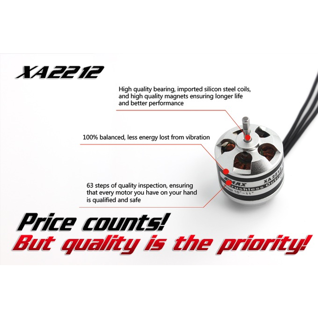 EMAX XA2212-980KV 2-3 CELLS