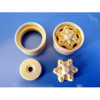 AUSLOWE AUSLOWE RIM FRONT DEEP SUPER SINGLE MALKO 6 SPOKE PAIR 1/25