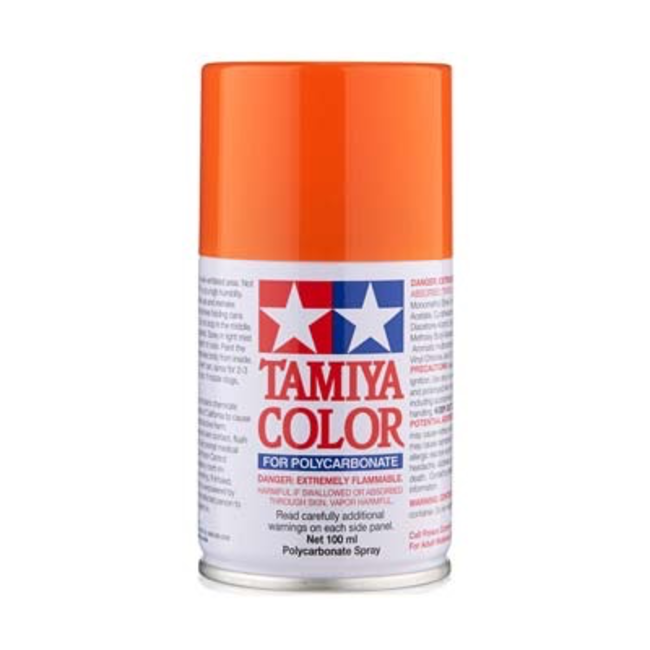 Tamiya Spray Lacquer PS-62 Pure Orange 100ml