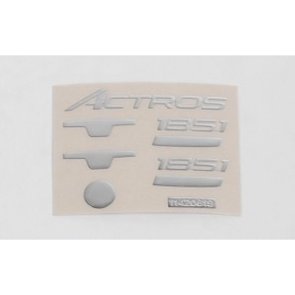 RC4WD RC4WD Metal Emblem Set for Mercedes-Benz Actros - 3363 6x4 GigaSpace