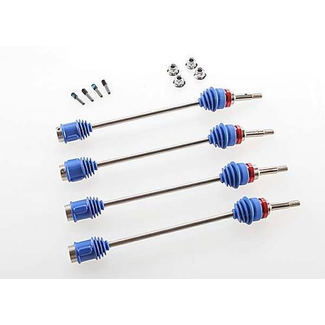 TRAXXAS Traxxas 5451R: Driveshafts, Revo/Maxx (steel constant-velocity)