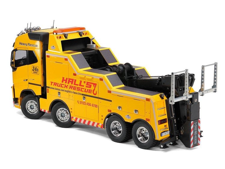 TAMIYA VOLVO FH16 GLOBETROTTER 750 8X4 TOW TRUCK 1/14 - www.acercmodels.com