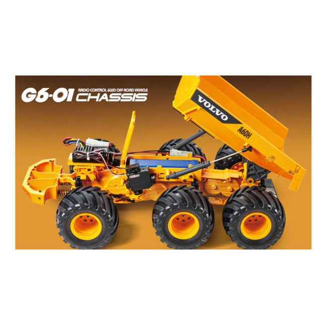 TAMIYA Volvo A60 Hauler 6x6 G6-01 Chassis, 1:24 Scale 6WD RC Truck