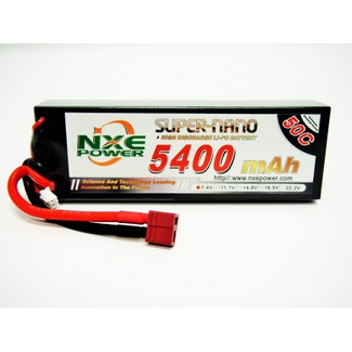NXE POWER NXE 7.4v 5400mah 50c H/case Lipo w/Dean
