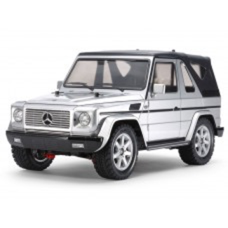 TAMIYA TAMIYA MERCEDES BENZ G320 SILVER PAINTED (MF-01X) 1/10 KIT NO ESC INCLUDED REQUIRES TX, RX, ESC, BATTERY CHARGER