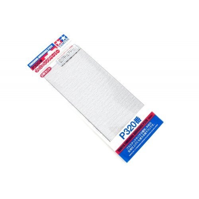Tamiya Sand Paper Finishing #320 Grit 3Pcs