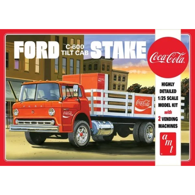 AMT 1:25 Ford C600 Stake Bed w/Coca-Cola Mack
