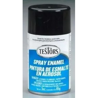 TESTORS TESTORS BLACK,Enamel,85gm SPRAY