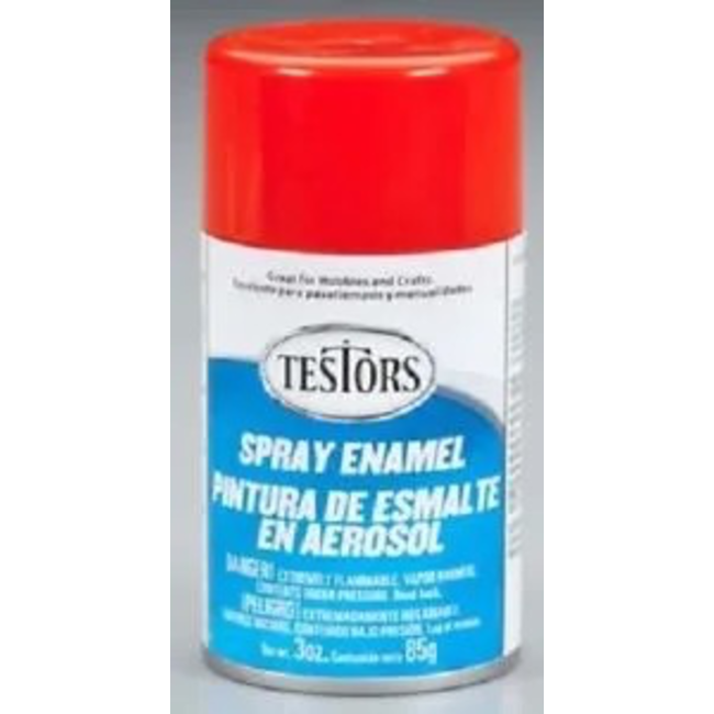 TESTORS BRIGHT RED, Enamel, 85gm SPRAY