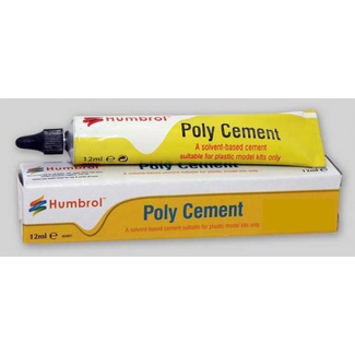 HUMBROL HUMBROL POLY CEMENT 12ML TUBE