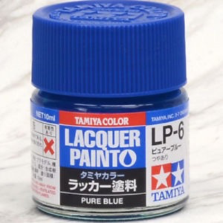 TAMIYA TAMIYA LACQUER PAINT PURE BLUE LP-6