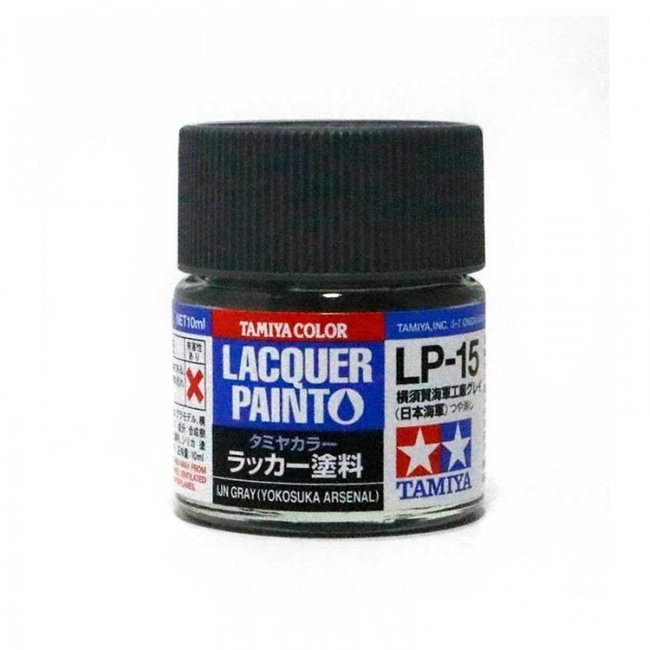 TAMIYA LACQUER PAINT IJN GRAY (YOKOSUKA ARSENAL) LP-15