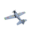 Seagull Model Skyraider Warbird RC Plane, 10cc ARF