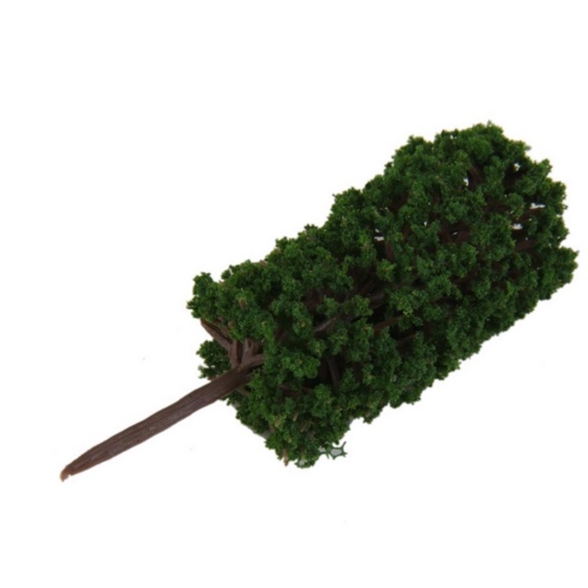 Dark Green Trees Model Train Scenery HO 6cm STRAIGHT TYPE