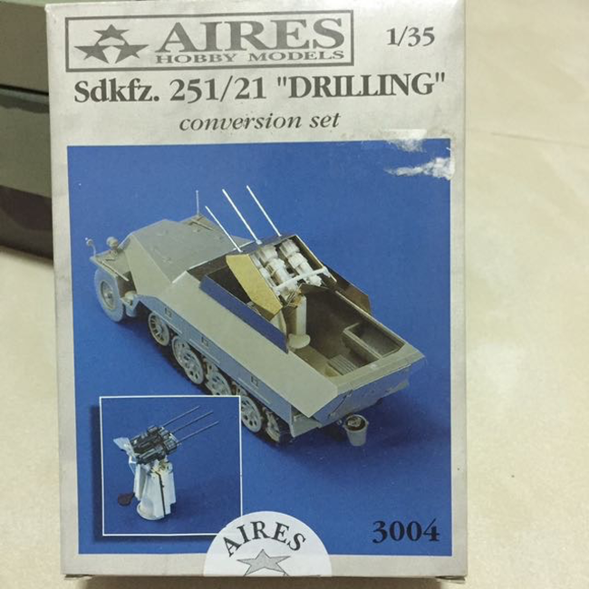 AIRES 1/35 Sd.Kfz. 251/21 Drilling CONVERSION FOR TAMIYA KIT