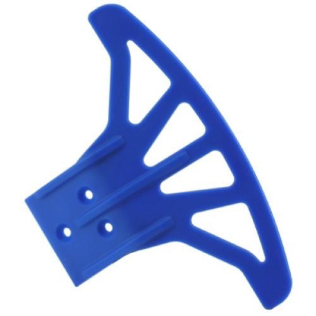 RPM WIDE FRONT BUMPER BLUE FITS ALL 2WD TRAXXAS