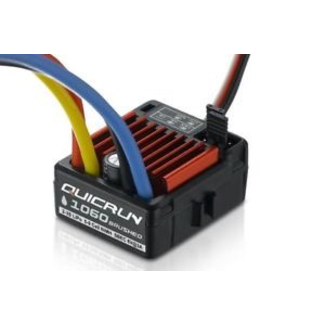 HOBBY WING Hobbywing QUICRUN 1060 brushed speed controller F/B/R, F/B OR F/R MODES LIPO OR NIMH CUT OFF WITH 6V 3A UBEC