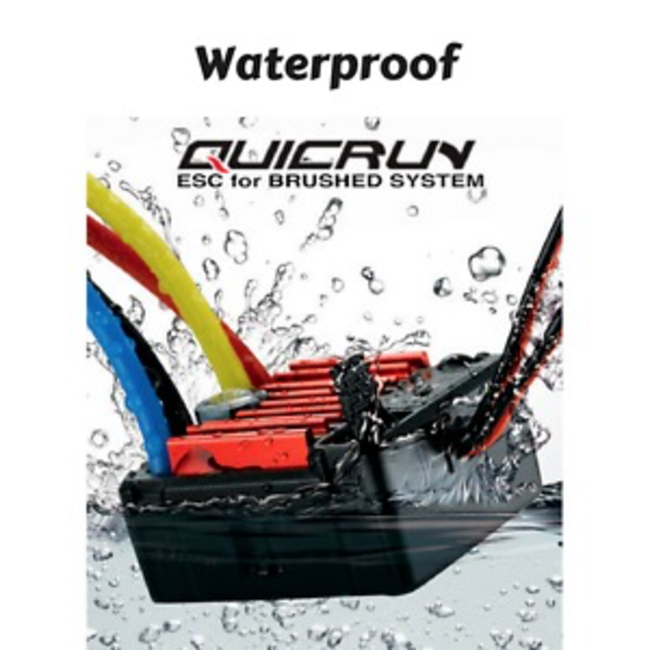 Hobbywing QUICRUN 1060 brushed speed controller F/B/R, F/B OR F/R MODES LIPO OR NIMH CUT OFF WITH 6V 3A UBEC
