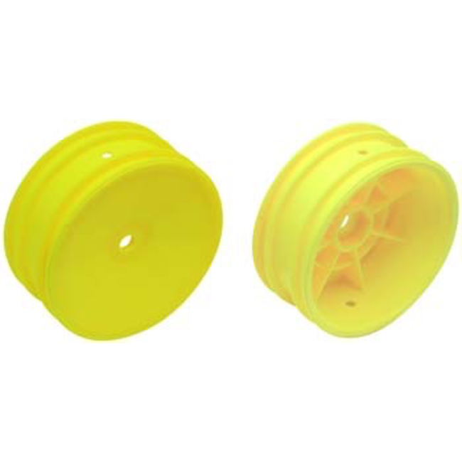 TEAM ASSOCIATED BUGGY FRONT 2WD HEX WHEEL 2.2 YELLOW