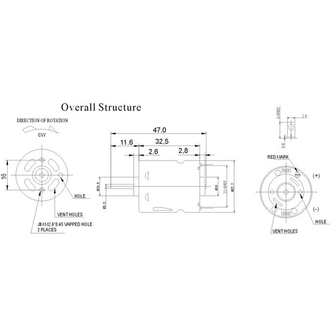 ACE 365 BRUSHED MOTOR 6-20V DC