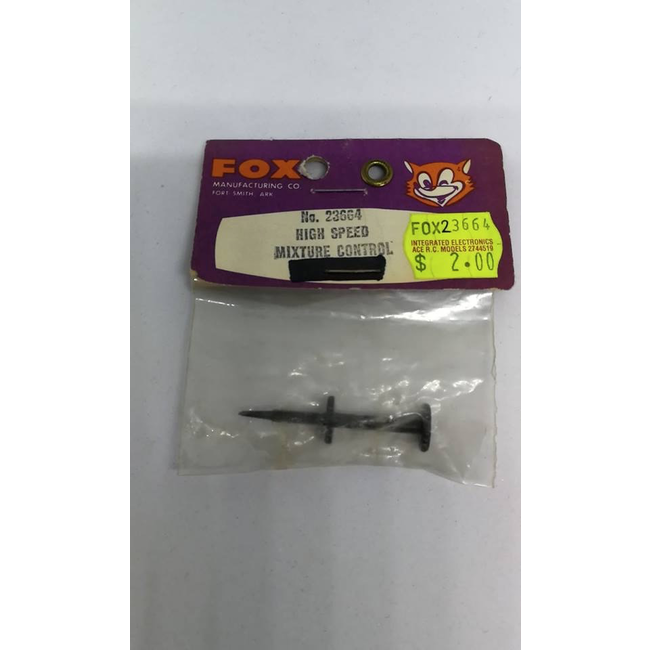 FOX HIGH SPEED MIXTURE CONTROL