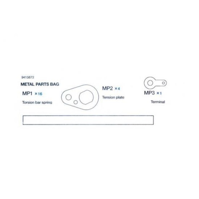 TAMIYA METAL PARTS BAG FOR 56009