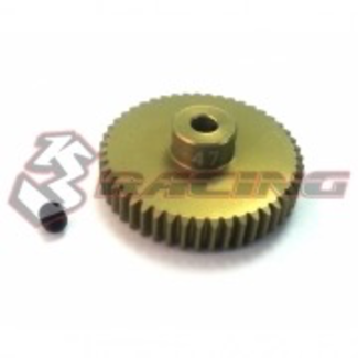 3 RACING 3 RACING 48 PITCH PINION GEAR 47T ( 7075 W/HARD COATING )