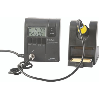 WES COMPONENTS SOLDERING STATION BLACK/WHITE DUAL DIGITAL DISPLAY