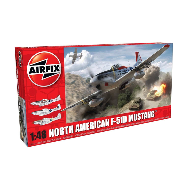 AIRFIX NORTH AMERICAN F-51D MUSTANG‚Ñ¢ 1:48  A05136