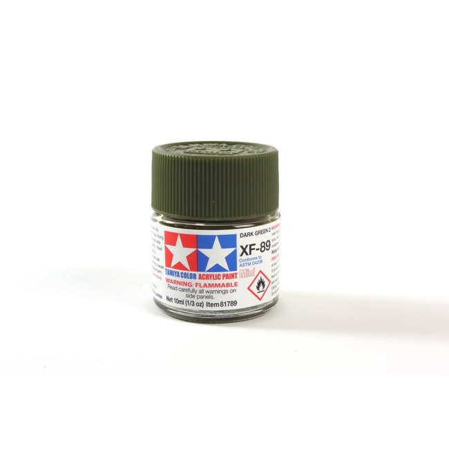 TAMIYA 10ML XF-89 DARK GREEN 2