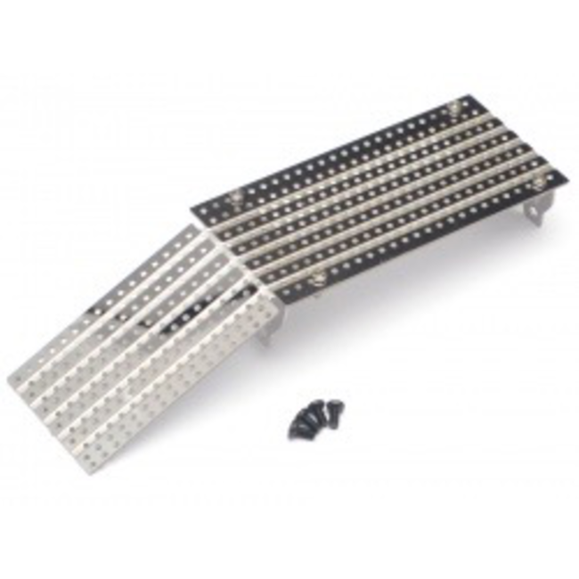 HERCULES HOBBY STAINLESS STEEL REAR PLATE TO SUIT 1/14 TRACTOR TRUCKS