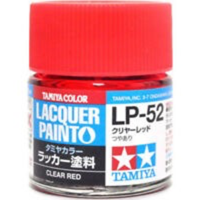 TAMIYA LACQUER PAINT CLEAR RED LP-52