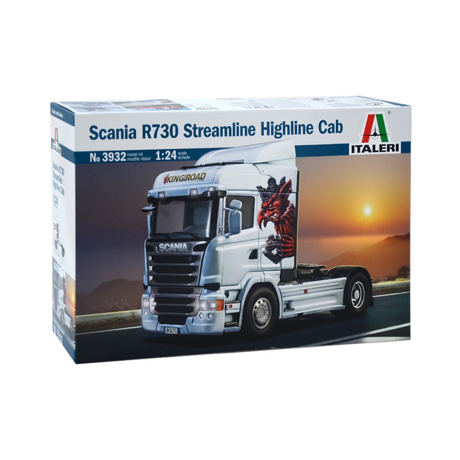 ITALERI SCANIA R730 STREAMLINE HIGHLINE CAB 1/24. 3932