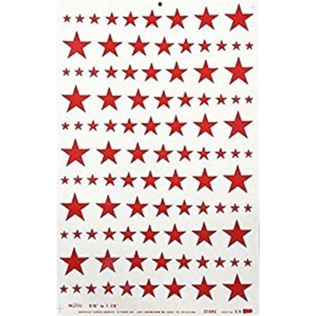 MAJOR DECALS STARS