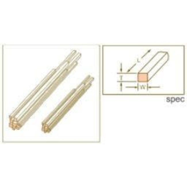 PRB 4846 BALSA SQ 12.5x12.5 x 1220mm BLUE