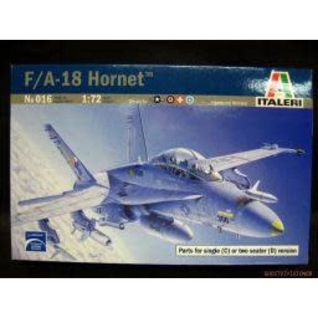 ITALERI F/A-18 HORNET  1/72  016 (DISCONTINUED)