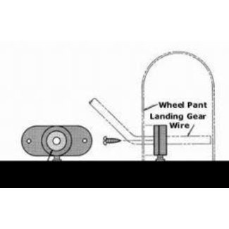 SIG SIG WHEEL PANT MOUNTS WITH NTG. SCREWS & S.H. CAP SCREWS - 1/4 (2)  SIGSH721