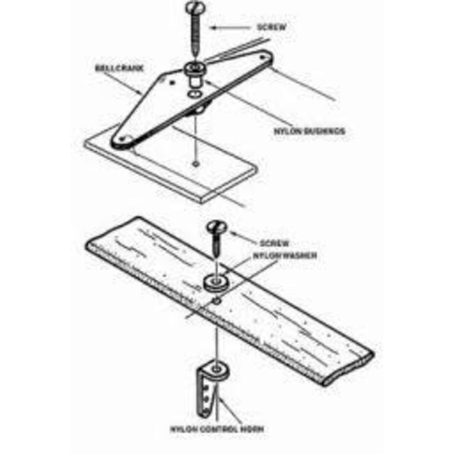 SIG 4" NYLON BELLCRANK HEAVY DUTY  SIGSH754