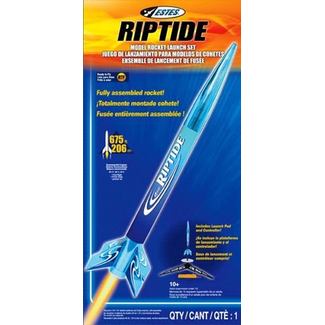 ESTES ESTES ROCKET RIP TIDE STARTER SET ( REQUIRES ROCKET MORTORS )
