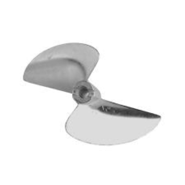 JK RC BOAT ACCESSORIES PROP 70MM 98 PITCH 1/4IN ALUM