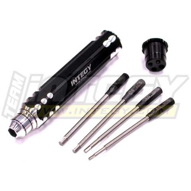 INTEGY 4 IN 1 HEX DRIVER SET COMPACT 1.5, 2.0, 2.5, 3.0MM