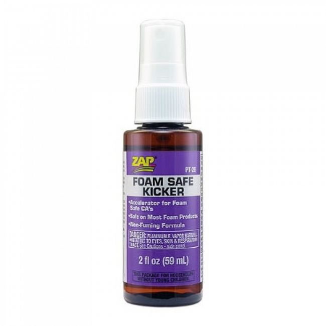PACER ZIP KICKER SPRAY  2oz FOAM SAFE