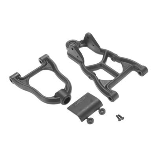 RPM FRONT UPPER & LOWER A ARM BLACK FITS THE HPI BAJA 5B & 5T ALL VERSIONS SHOCK SKID PLATE INCLUDED     DDMRP82142