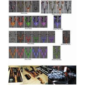 ASYLUMRC DDM ASYLUM RC STARS AND STRIPES STICKER KIT STOCK 5B BODY