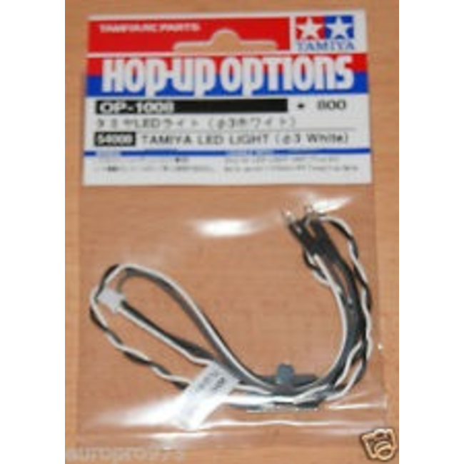 TAMIYA 3MM  AUX LAMP (2PCS) 1/14 SCALE  TRUCK LIGHTS & BACK UP FOR 53957