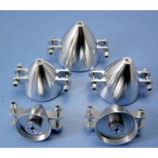 HY MODEL ACCESSORIES HY HEAVY DUTY ALUMINIUM FOLDING PROP SPINNER D33√óH30Œ¶3.17 FOR 10" TO 11" H/D BLADES ( OLD CODE  HY021502 )