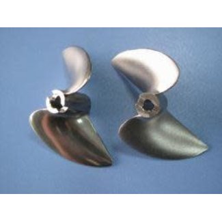 HY MODEL ACCESSORIES HY 2 BLADE STAINLESS STEEL  BOAT PROP  #470 72.0mm Œ¶5mm  35gr ( OLD CODE HY382101 )